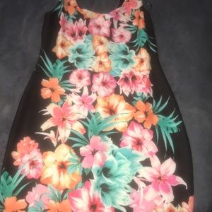 Hawaiian Body Con Dress